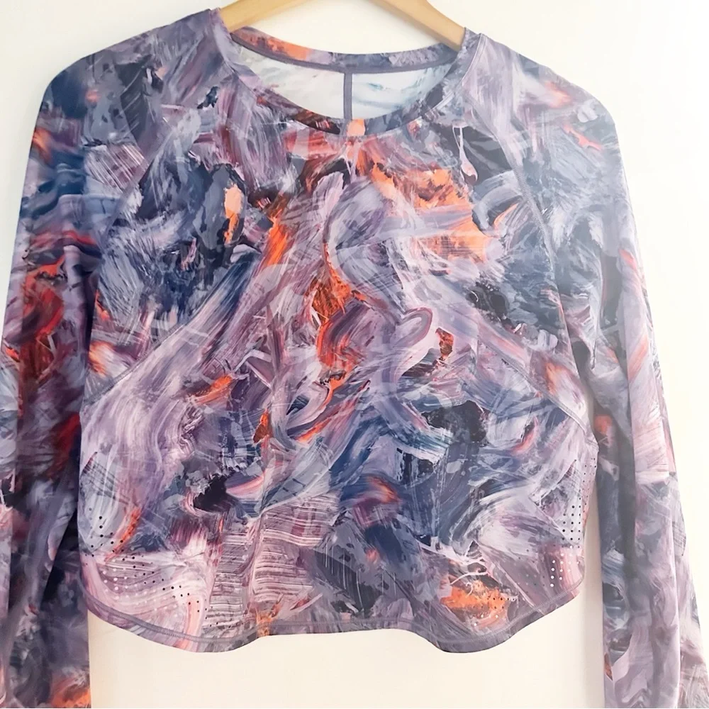 Lululemon Crew Neck UV Protection Running Long Sleeve Shirt - Picture 2 of 5